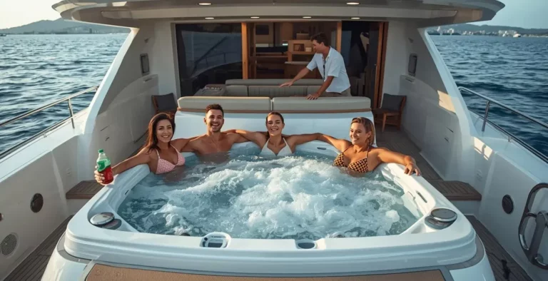 Is it safe to use a hot tub after diving?