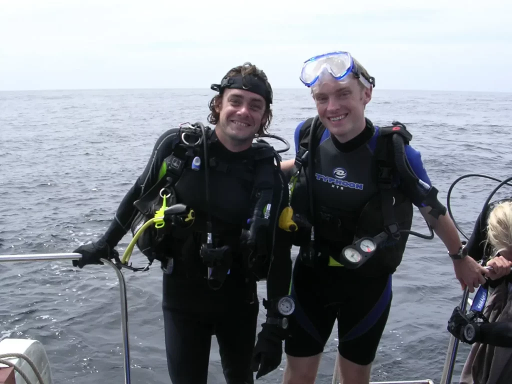 Wearing a Diving Mask On Your Head