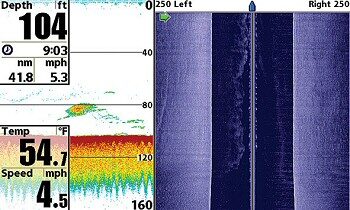 Diving Lake Khovsgol Mongolia: Exploring the Dark Blue Pearl 8 Sonar image possibly showing the legendary ‘underwater deer’ during Diving Lake Khovsgol Mongolia