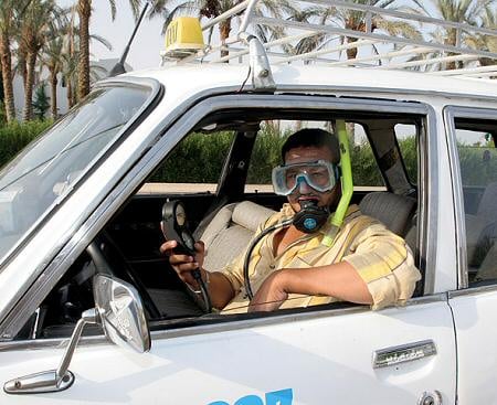Lost wife, saw barracuda 3 diver turned cabbie