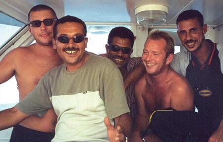 Lost wife, saw barracuda 4 Red Sea dive and boat crew