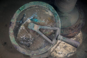 The telegraph head on the Notung.