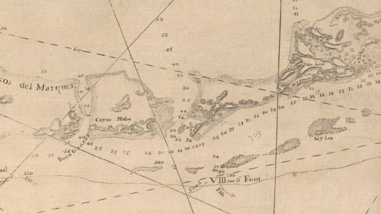 Karte iz 18. stoletja razkrivajo izgubo koral