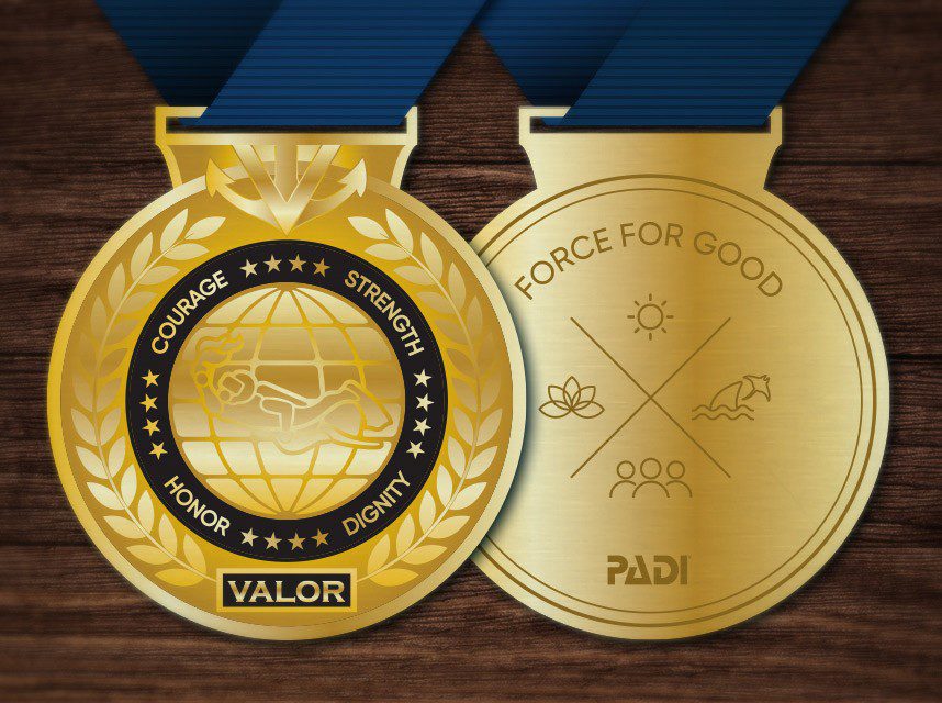 PADI medal