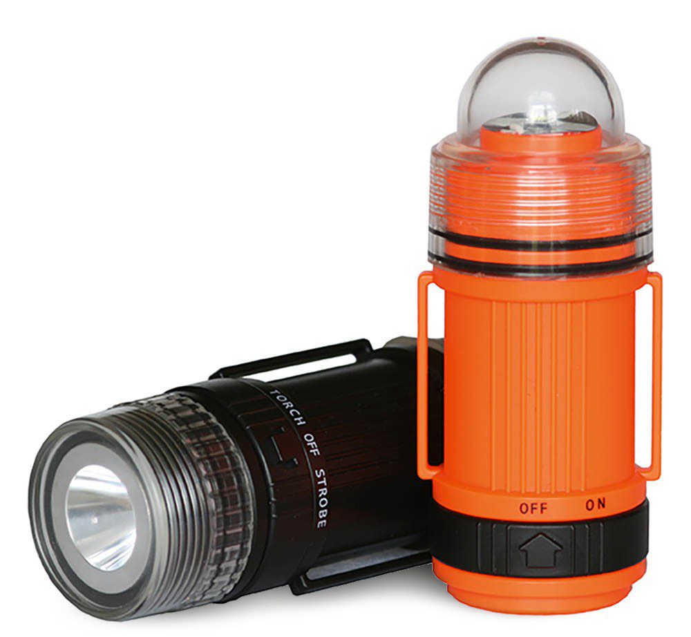 1218 Beaver Spectrum Orange Strobe oraz kombinacja latarki Electra i stroboskopu2