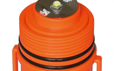 1218 Beaver Spectrum Orange strobe LED with reflective foil and double O ring sealing