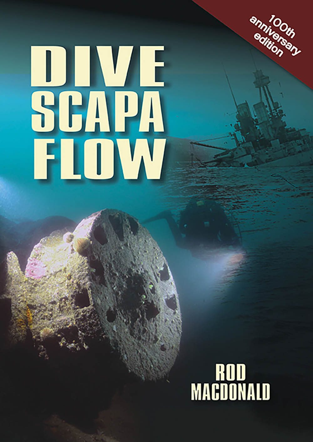 Dive Scapa Flow book cover by ROB MACDONALD