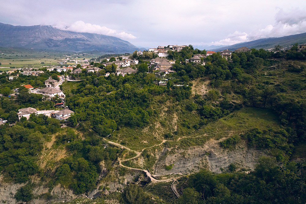 The Gjirokaster Valley.
