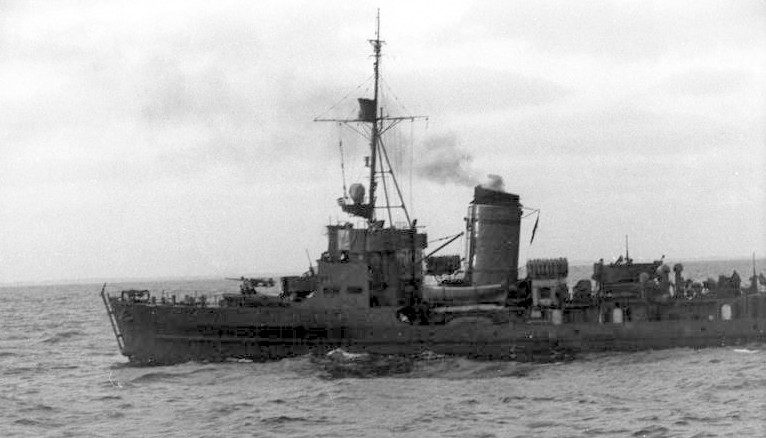 An M-class minesweeper.