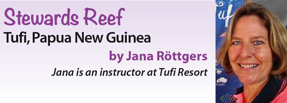 Stewards Reef - Tufi, Papua New Guinea by Jana Rottgers - Jana is an instructor at Tufi Resort