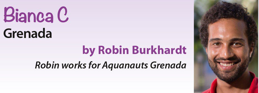 Bianca C - Grenada le Robin Bukhardt - Oibríonn Robin do Aquanauts Grenada