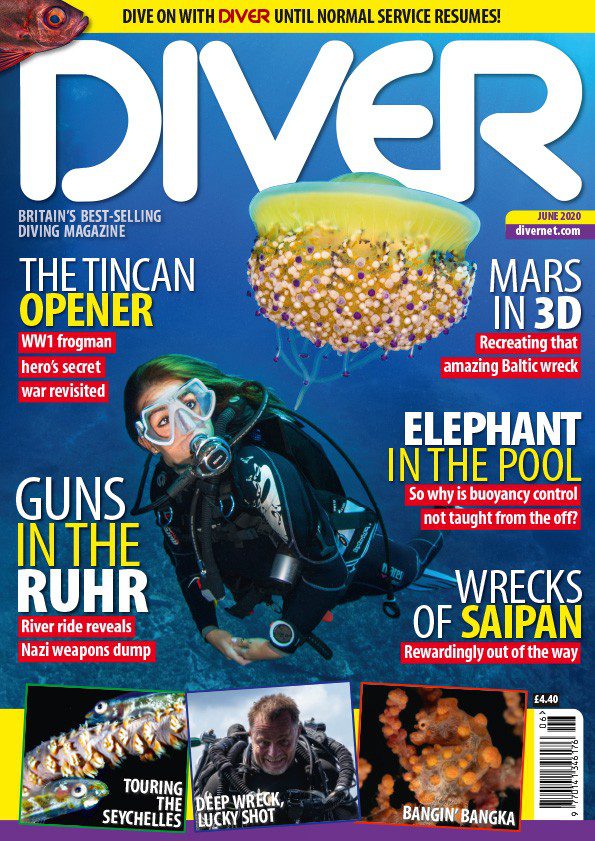 JUNE ISSUE OF DIVER MAGAZINE IS OUT NOW