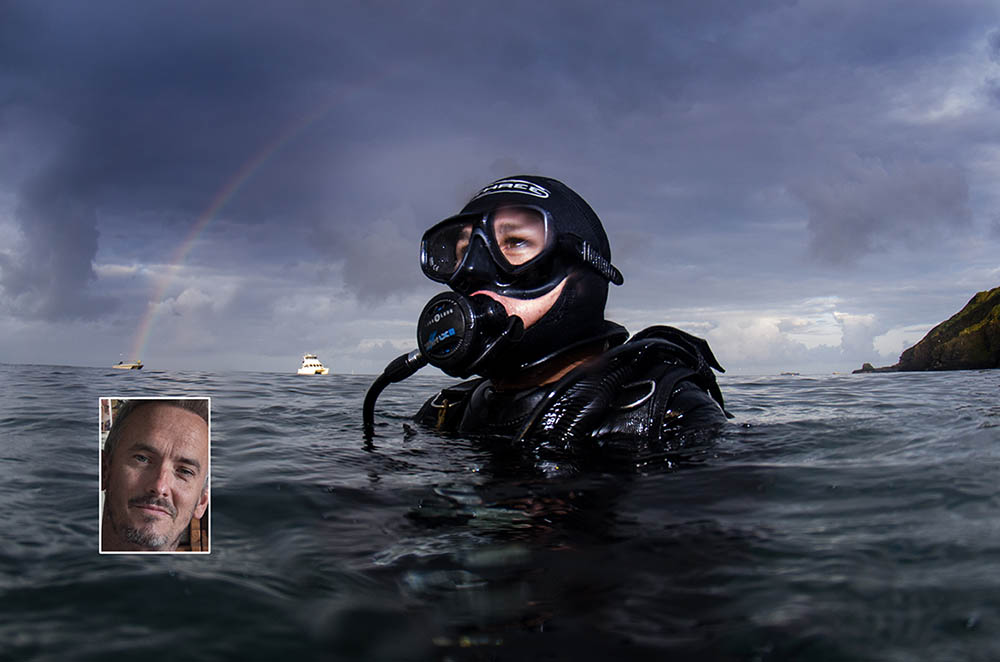 0720 Buceo en el Reino Unido 1 Inmersión en la costa por la tarde