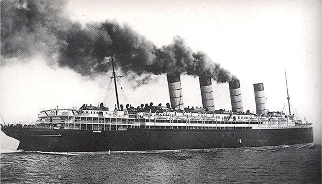 RMS Lusitânia CRED Tackney