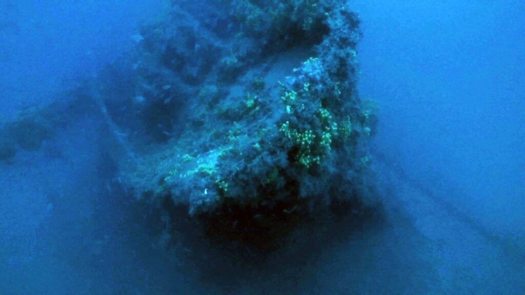 bow of the wreck