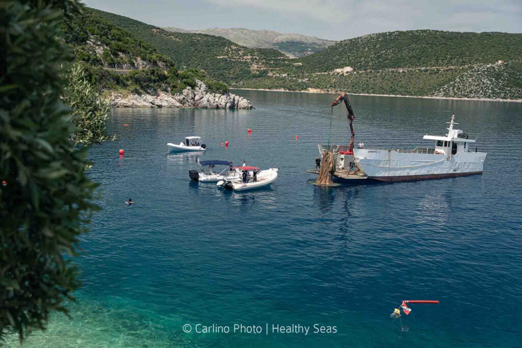 navires de plongée de la ferme fantôme