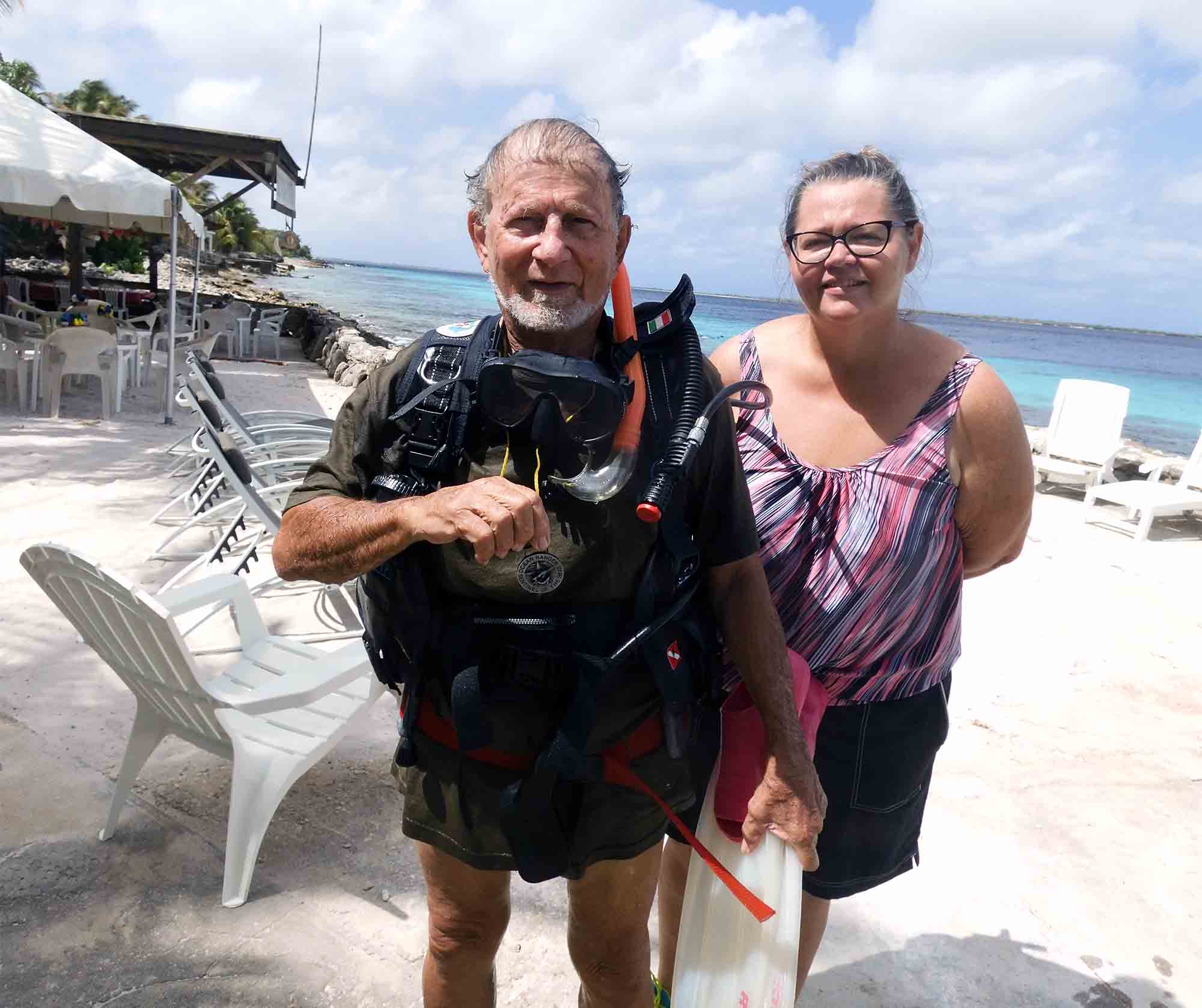 A dive pioneer turns 80 on Bonaire