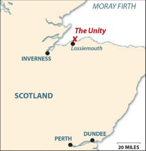 The Unity Wreck Tour Map