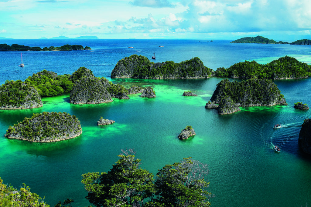 Raja Ampat Diary: The view of Pianema from the sky