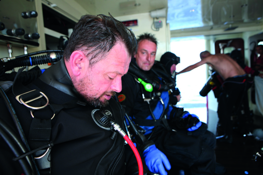 About to dive Britannic in 2016 with long-term friendRich Stevenson