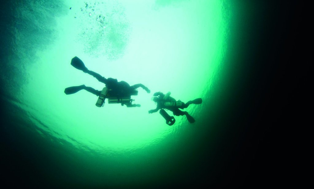 Communicating under water