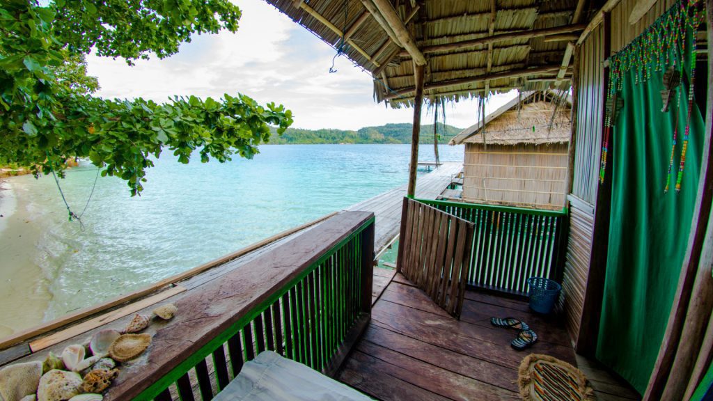 Naktsmītnes pie ģimenes Raja Ampat