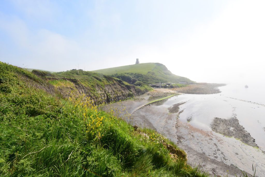 Kimmeridge is the bay is of interest to geologists