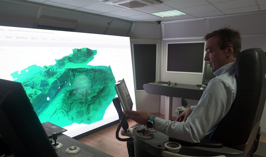 Pagsusuri ng 3D wreck data