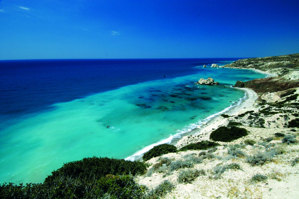 Coastline at Rock of Aphrodite