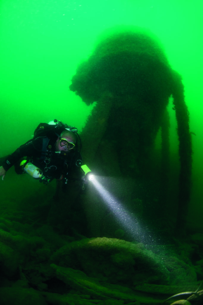 Diving the wreck of the Anna Sofie
