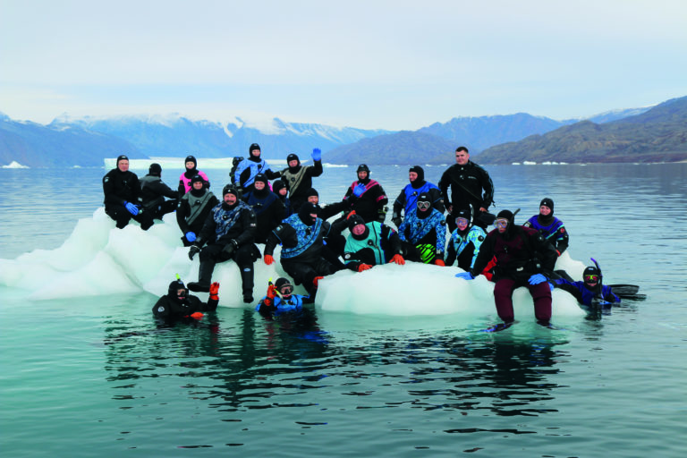 Cold Water diving in Greenland
