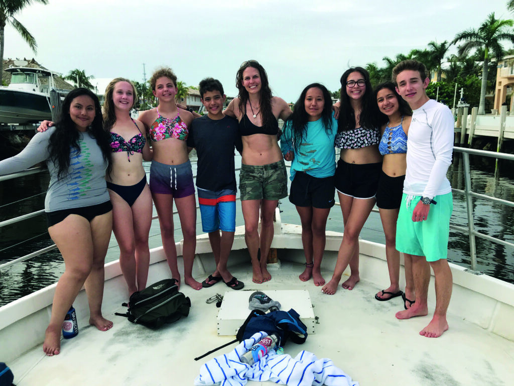 Mehgan Heaney-Grier: Freediver, Stuntwoman, Ocean Advocate & Adventurer 2 Meghan with her team