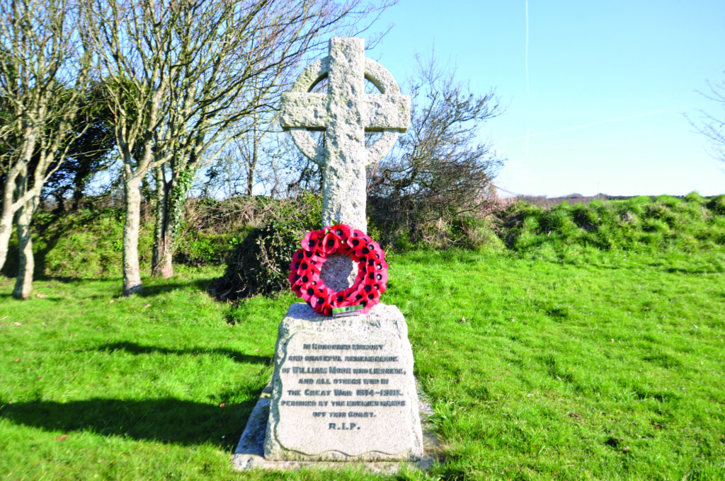 The gravestone that had obscured that of the “the unknown soldier”
