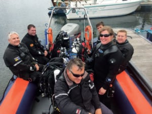 Diving in Moray Firth