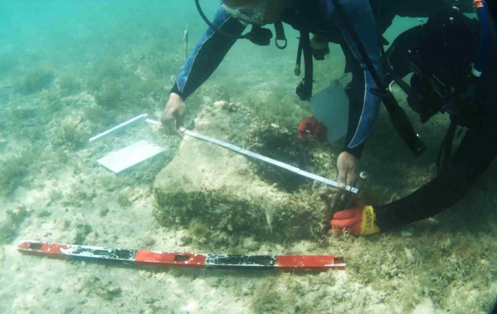 Topografía en Wadi el Jarf en Dive & Dig