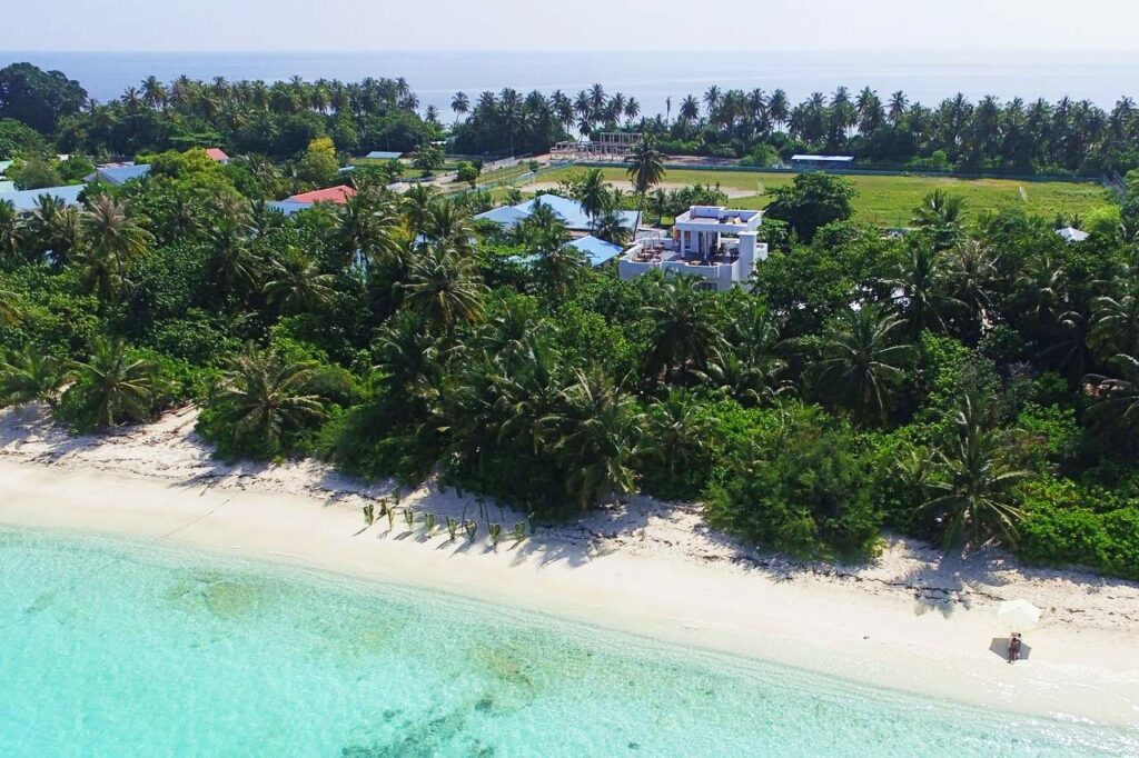 The Boutique Beach hotel on Dhigurah in the Maldives