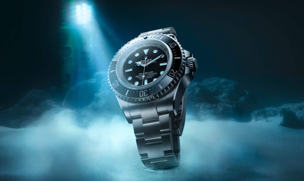 Classificação de profundidade máxima: Rolex Oyster Perpetual Deepsea Challenge