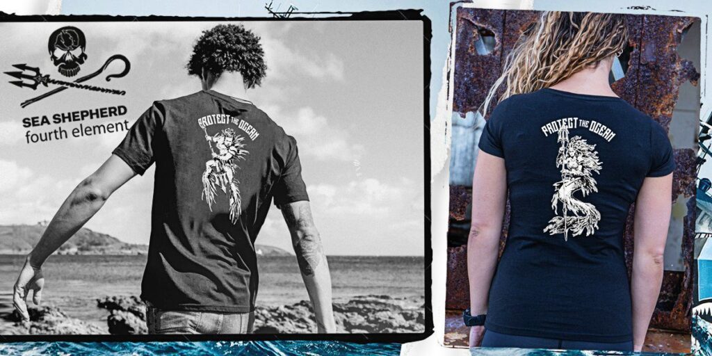 En del af Fourth Element X Sea Shepherd-kollektionen