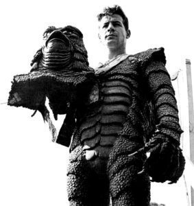 Ricou Browning as the Creature From The Black Lagoon