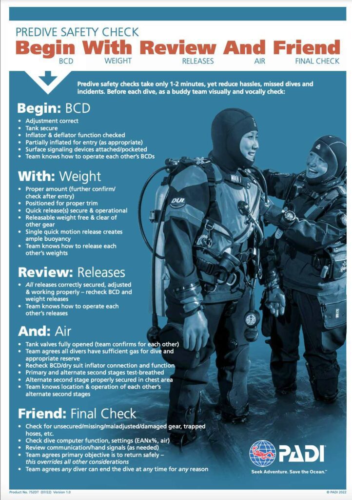 PADIs Freedive Safety Check5