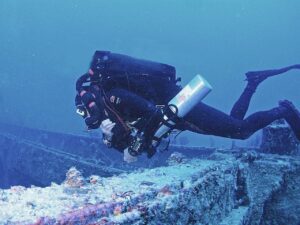 Technical diver Tom Mount