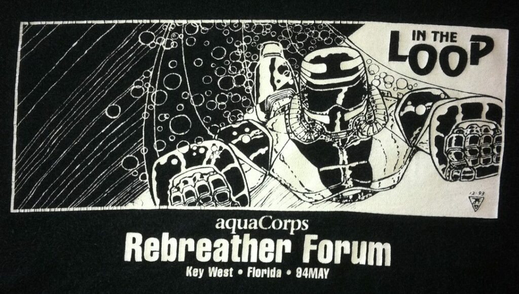 Advertising Rebreather Forum 1 in 1994