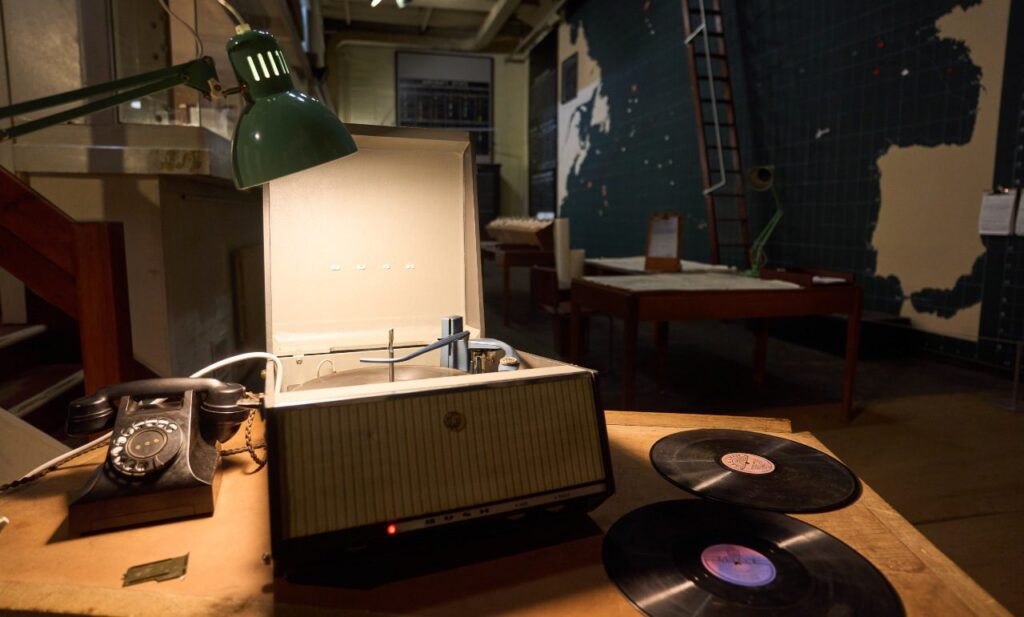 '60s record-player in the Western Approaches ops room (Kyle May / Big Heritage)