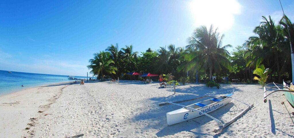 Ang beach sa Evolution resort (Reef-World Foundation)