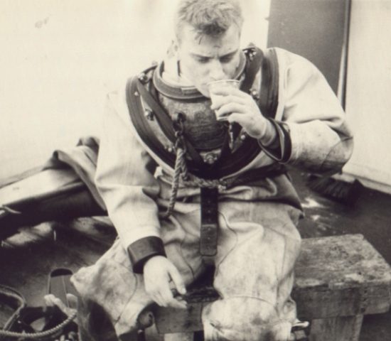 Phil Nuytten working as a commercial diver (Nuytco Research)