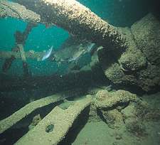 Connecting rod from the engine