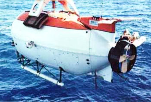 The Mir-2 submersible, photographed by the author in 1994 (Jon Copley, author provided)