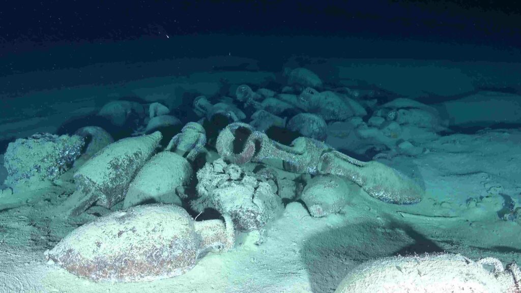 Wreck D in the Sicilian Channel (Vincent Creuze / ROV Drassm / UNESCO)