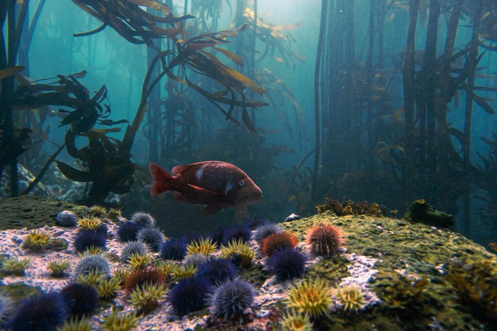 The Colourful Great African Sea Forest (Ross Sheldrake)