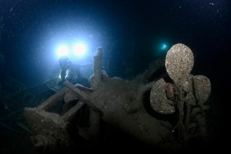 Lost LCT wreck-site discovered by the Gasperados dive-team (Rick Ayrton)